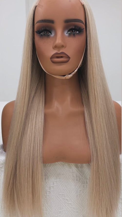 Blonde human wigs 5x5 HD Lace