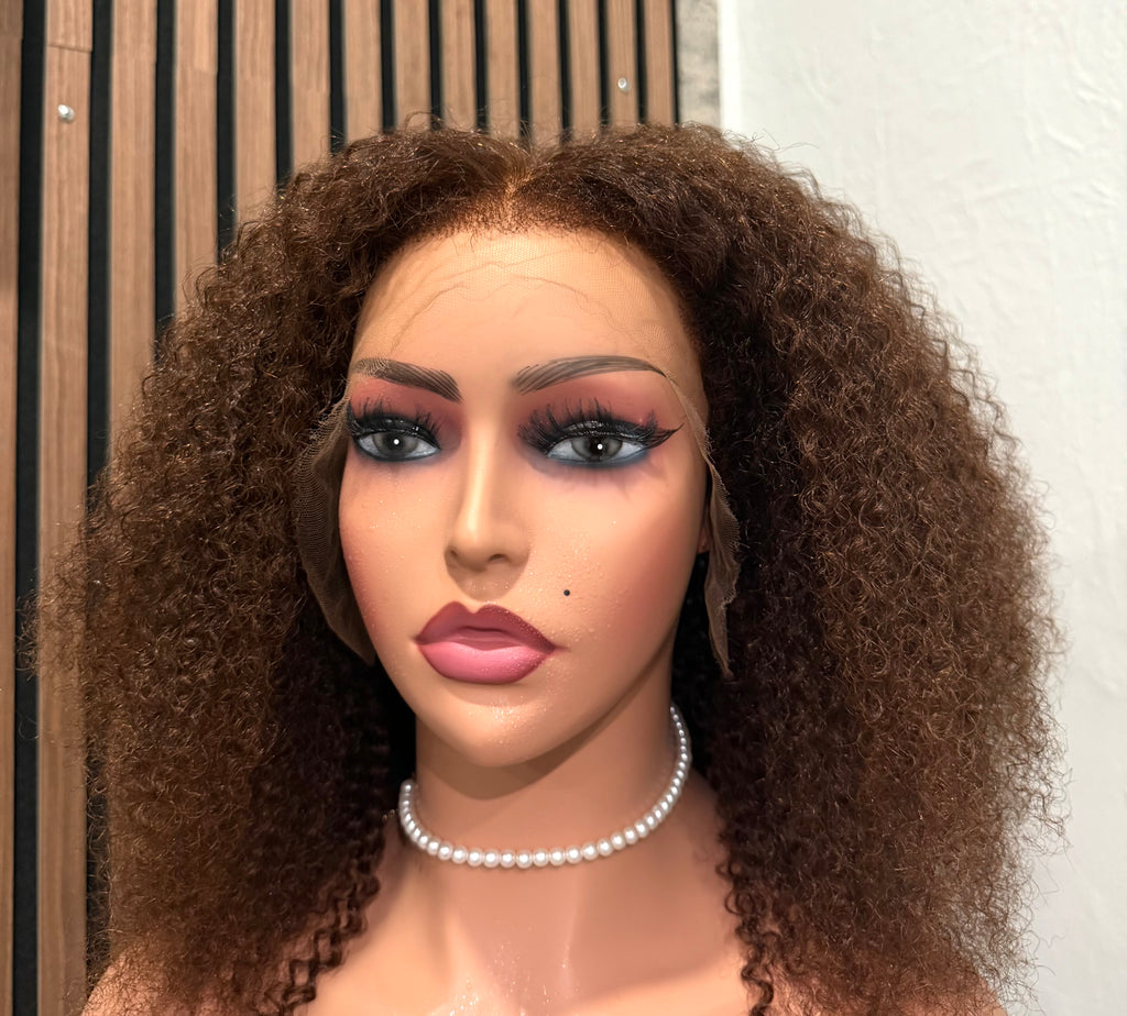 Afro kinky curly